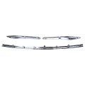 3pcs Rear Bumper Left Right And Center Chrome Molding Trim For Nissan Murano 2015 2016 2017 2018 2019 2020
