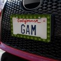 Marijuana Leaf Design Cannabis Pot License Plate Tag Frame