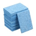 Soldering Sponge 1 97 X 38 Rectangle Replacement Welding Iron Tip Cleaning Pads Special High Temperature Blue 20pcs 
