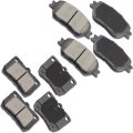 Brake Pad Sets 8pcs For Lexus Gs300 2006 For Is250 2009-2013 D908 D1113 