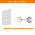 12 Pcs Screw Covers Caps 304 Stainless Steel Mirror Screws Decorative Cover Nails Fasteners For Sign Advertising Hardware