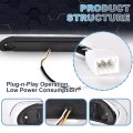 Led 3rd Brake Light For 02-08 Dodge Ram 1500 03-09 2500 3500 Third Cargo Chrome Housing Clear Lens