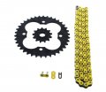Fits Honda Trx400r Er 520-96 Yellow Non O Ring Chain Sprocket Black 13 38
