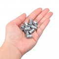 Uxcell 1 4-20 X 15mm Threaded Inserts Nuts 50pcs For Wood Furniture Interface Hex Socket Drive Insert With Wrench