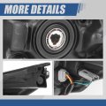 To2503221 Facotry Style Projector Headlights Assembly Compatible With Toyota Highlander 2014-2016 Passenger Right Side Chrome