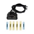 Pigtail Connector For Mercury Grand Marquis 2006 2011 6 Terminal Female Blade Plastic 8u2z-14s411-aa 4 12 Ga And 2 16 Wire 