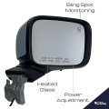 Spieg Passenger Side Mirror For 2015-2023 Jeep Renegade With Bsm Blind Spot Monitoring Power Adj Heated Turn Signal Light