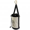 Klein Tools 5114dsc Canvas Bucket Heavy Duty Drawstring Close Tool 17-inch With Leather Reinforced Bottoms 100-pound Load Rated 