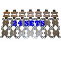 24 Sets 1999 Polaris 250 Trail Blazer Front And Rear Brake Pads