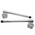 1a Riser 45mm Clip On Handlebars Fit Fork Tube Racer Motorcycle Handlebar 7a Bars 7 8 45 Mm Ons Cnc Silver