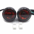 Httmt Mt224-017f- Motorcycle Heavy Billet Aluminum Front Turn Signal Light Indicator Smoke Lens Compatible With 1992-2016 H-d