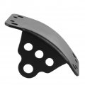 Qiilu Side Mount License Plate Bracket Taillight Kit Fit For Cruiser Bobber Chopper Motorcycle With 3 4in Axles