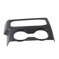 Kadore Interior Gear Shift Console Panel Cup Holders Cover Trim For 2019-2020 Hyundai Santa Fe Sela Limited Se Carbon Fiber