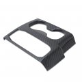 Kadore Interior Gear Shift Console Panel Cup Holders Cover Trim For 2019-2020 Hyundai Santa Fe Sela Limited Se Carbon Fiber
