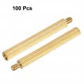 Uxcell 100pcs M2 25 3mm Male Thread Brass Round Standoff Spacer Screw Pcb Pillar