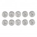 Liru 10pcs 150971a New Bobbins Aluminum Silver For Brother Seiko Toyota Consew Eagle Prince Sunstar Sewing Machine Industrial
