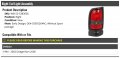 Right Passenger Side Tail Light Assembly Early Design Compatible With 1994-2002 Dodge Ram 2500 Without Sport Package
