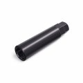 16pcs Black Spline Atv Lug Nuts 3 8x24 Thread Size 4 Inch Length Closed End Cone Acorn Taper Seat Includes 1 Socket Key Tool