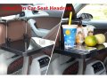 Bwghbh Car Steering Wheel Seat Tray For Working Eating Multi-functional Backseat Headrest Laptop Dining Table With Extended