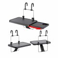 Bwghbh Car Steering Wheel Seat Tray For Working Eating Multi-functional Backseat Headrest Laptop Dining Table With Extended