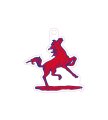 Smu Mustangs Acrylic Keychain Officially Licensed Ncaa Team Graphics Key Holder Accessories For Car Keys And Bags Multicolor 