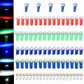 80 Pack T58 70 73 74 Dashboard Gauge 5050smd Led Wedge Lamp Bulb Light 5 Colors 5 Blue High Power 37 Instrument Panel Cluster 
