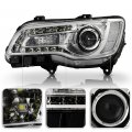 Acanii For Halogen Type 2015 2016 2017 Chrysler 300 Chrome Bezel Led Drl Projector Headlight Headlamp Driver Side