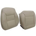 Secos Driver Bottom Top Replacement Leather Seat Cover Tan For Mercedes-benz Ml320 Ml350 Ml450 Ml500 Ml550 2009 2010 2011 2012 