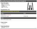 Front And Rear Strut Shock Absorber Kit 4 Piece Compatible With 1998-2004 Chevy Tracker 1998 Abs Brakes