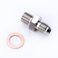 Turbo Water Coolant Turbocharger Adapter M12x1 25 To 4an For Subaru Td04 Td05h 