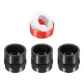 3 Pcs 1-1 2 Pvc Female Adapter Pipe Fitting Fit For Sch80 Slip Coupling Connector With Sealing Tape Socket X Npt Dark Grey 