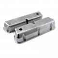 Fits Ford Sb 289 302 351 Windsor Polished Aluminum Plain Valve Covers Tall W Hole 