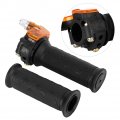 Qiilu Twist Throttle Grip 7 8 22mm Accelerator Handles With Cable Restrictable 3 Stage Grip Set Fit For 47cc 49cc Mini Moto