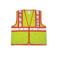 Tingley Rubber V70642 Class 2 Mesh Safety Vest Small Medium Lime Green 