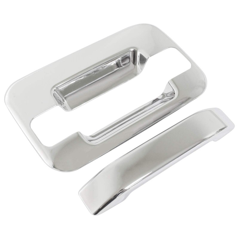 Set Of 5 Chrome Front Rear Left Right Exterior Door Handle Cover With Keypad And Tailgate