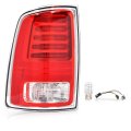 Left Side Led Tail Light Assembly For Dodge Ram 1500 2500 3500 2013-2018 W Bulb Harness Rear Lamp Brake Taillights 