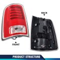 Left Led Tail Light Assembly For Dodge Ram 1500 2013 2018 2500 3500 2014 Red Lens With Bulb And Harness Part Number 68093079ac