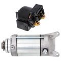 Niche Starter Motor Solenoid Kit For Kawasaki Ninja 500 500r Vulcan 21163-1163 27010-077 Motorcycle 