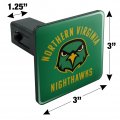 Graphics More Northern Virginia Community College Nighthawks Logo Tow Trailer Hitch Cover Plug Insert