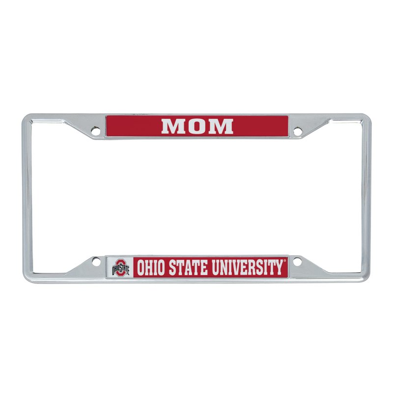 Desert Cactus Ohio State University Metal License Plate Frame For Front Or Back Of Car Officially Licensed Mom 