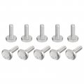 Uxcell T-slot Bolts 10pcs M6x20mm Slot Drop-in Stud Sliding 304 Stainless Steel Shape Screws For T Track
