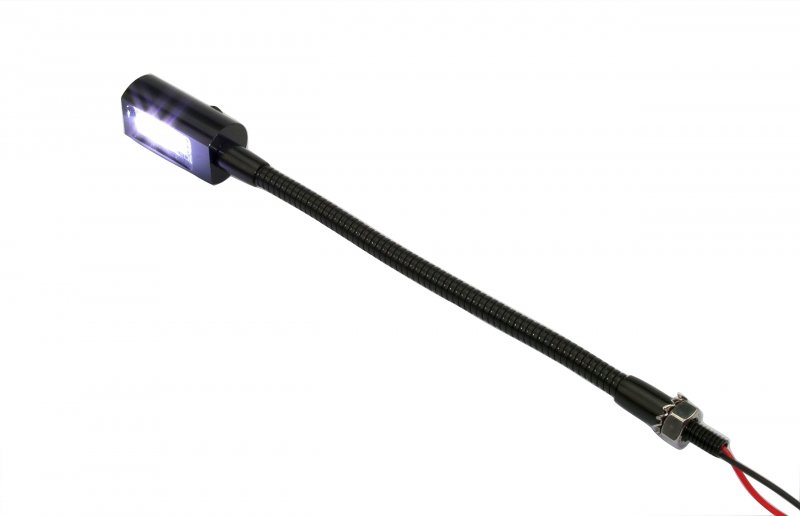Pilotlights Mini Gooseneck Panel Light With Switch Map Post 140mm Cool White Led 12vdc