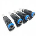 Set Of 4pcs Fuel Injector 28143540 Replacement For Gmc Buick Chevrolet 4 Holes