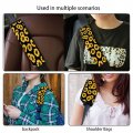 Car Steering Wheel Cover With Center Console Armrest And Seat Belt Shoulder Pads 4 Pack Set Interior Accessory Cute Accessories