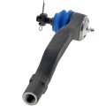 Tie Rod End For 1994 To 2001 Acura Integra Sintered Metal Bearing Front Position Threaded Stud With Castle Nut And Cotter Pin