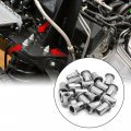 Uxcell 20pcs 304 Stainless Steel 1 4-20 Unc Car Flat Head Rivet Nut Insert