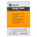 Niche Rear Right Brake Rotor Pad Semi Metallic Kit For Suzuki Rm85 69100-02822 69211-02b41