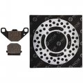 Niche Rear Right Brake Rotor Pad Semi Metallic Kit For Suzuki Rm85 69100-02822 69211-02b41