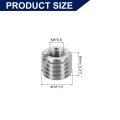 10pcs Threaded Insert Stainless Steel M10 1 5 Male To M5 0 8 Female Repair Nut 8mm Long Adapters Sleeve Reducing Thread Screw