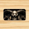 Horned Skull License Plate Vehicle Auto Tag Skeleton Ghost Demon Goth Mod-gt911-676 